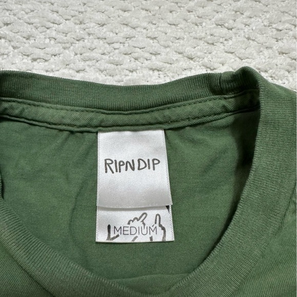 RipnDip Flower Boy T-Shirt Green Adult Size Medium - Picture 5 of 8